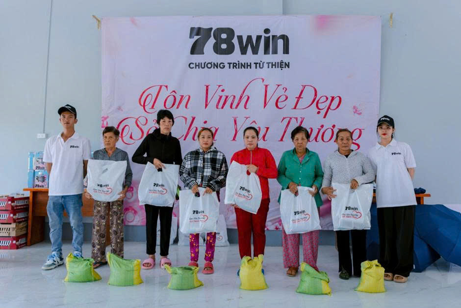 78win lan tỏa yêu thương qua chương trình thiện nguyện “Tôn Vinh Vẻ Đẹp – Sẻ Chia Yêu Thương” tại Cà Mau