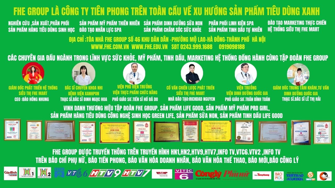 SẢN PHẨM TINH DẦU LIFE GOOD FHE GROUP-SẢN PHẨM YÊU THÍCH CỦA MỌI GIA ĐÌNH